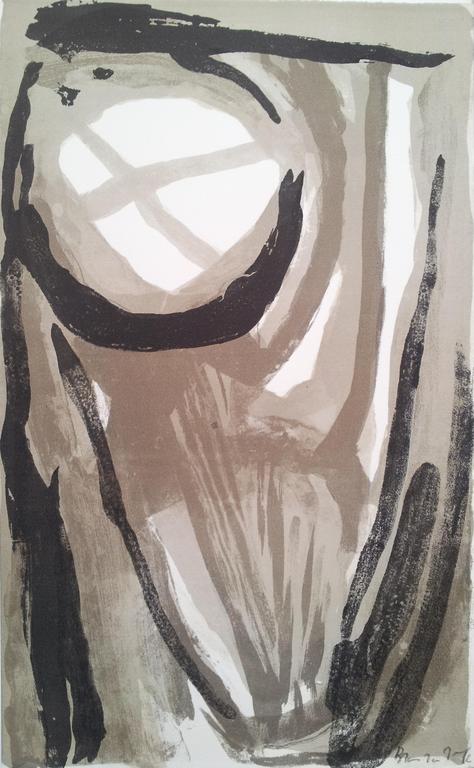 Bram van Velde, litho uit 1975 handgesigneerd (MP 220) verkocht voor € 180!