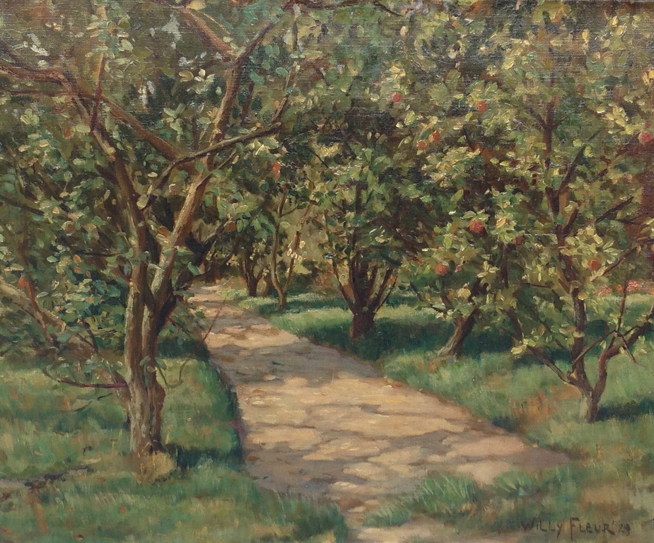 Willy Fleur, bospad  verkocht voor € 100!