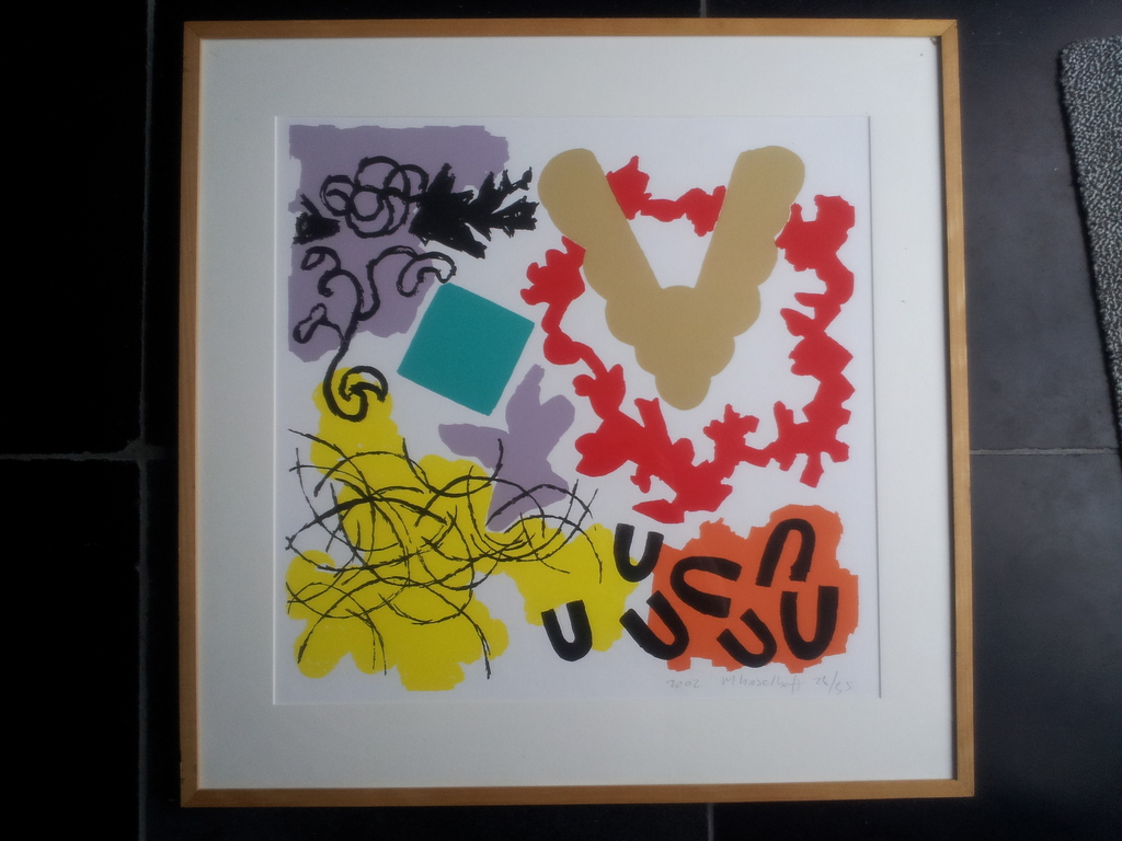 Marianne Haselhof Gesigneerde Zeefruk Zonder Titel Ingelijst Oplage 55 kopen? Bied vanaf 1!