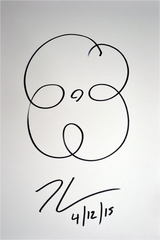 Jeff Koons, originele schets, gesigneerd - 2015 kopen? Bied vanaf 250!