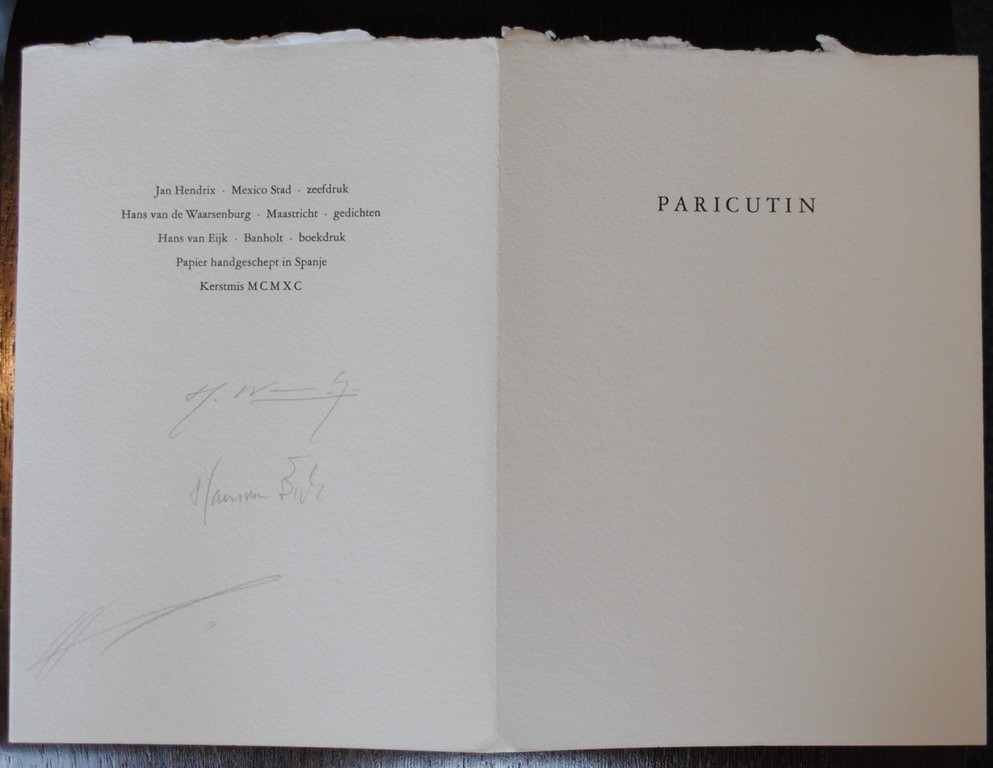 Jan Hendrix - 2 ingekleurde zeefdrukken 'Paricutin' - 1990 kopen? Bied vanaf 20!