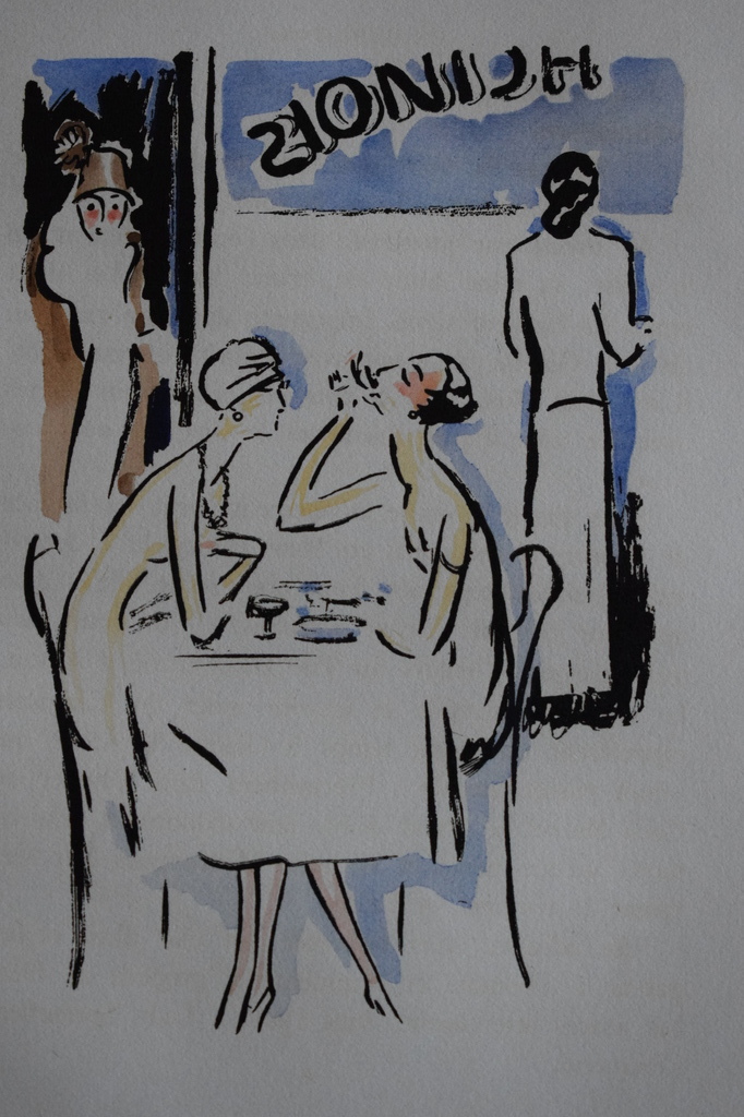 Kees van Dongen - Pochoir La Garconne  - Het Diner kopen? Bied vanaf 275!