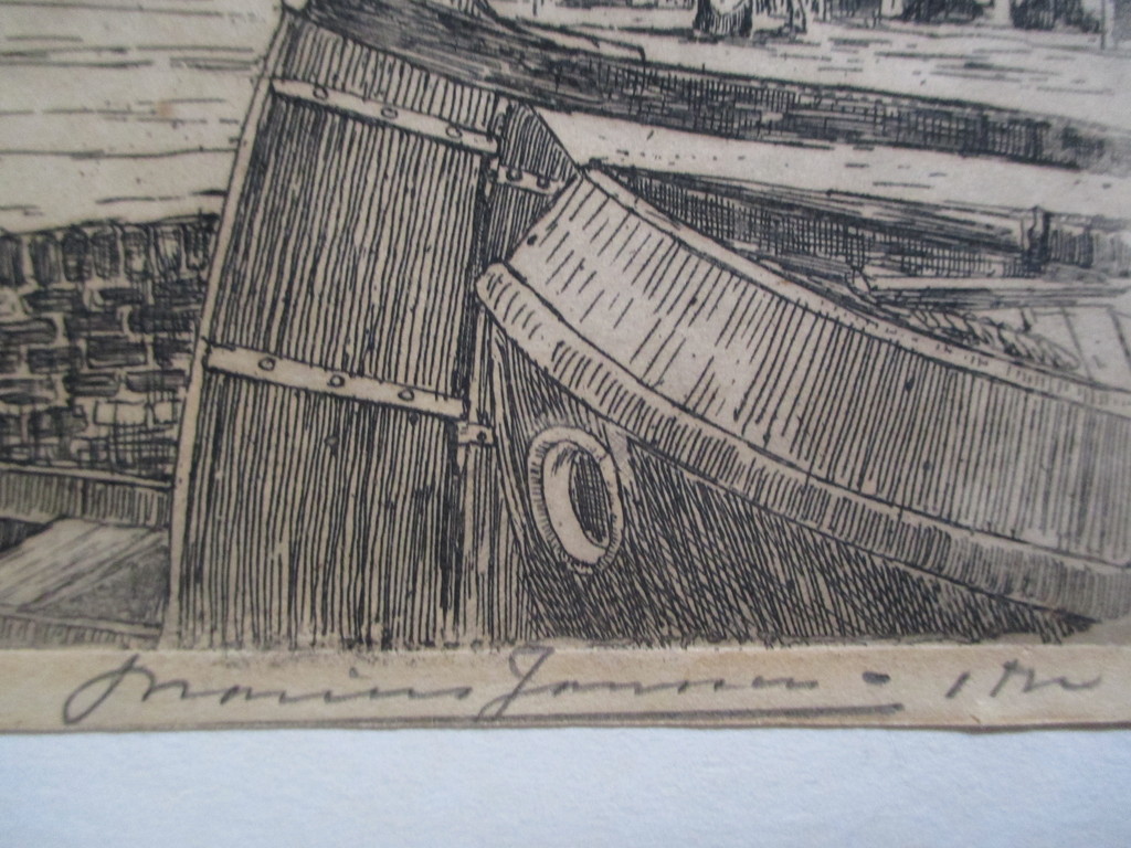 Marius Janssen, ets Rotterdam 1923 kopen? Bied vanaf 20!