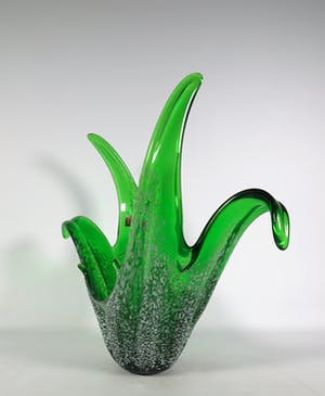 Niet of onleesbaar gesigneerd - Glas, Groene schaal kopen? Bied vanaf 1!