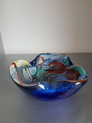 Dino Martens - AVEM Multi Coloured Murano Glass Bowl Mid Century Dino Martens kopen? Bied vanaf 35!