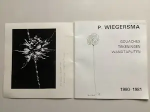 Pieter Wiegersma - Catalogus n.a.v. expositie - incl tekening en handtekening kaufen? Bieten Sie von 40!