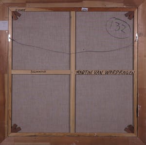 Martin van Wordragen - Olieverf op doek, Bekommerde , Ingelijst (Groot) kopen? Bied vanaf 300!