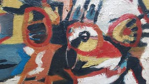 Dirkjan Ribbeling - acryl op doek, gesigneerd kopen? Bied vanaf 145!