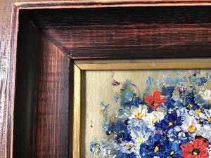 Niet of onleesbaar gesigneerd - Pot bloemen. kopen? Bied vanaf 1!