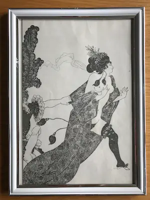 Aubrey Beardsley - Lot van 8 ingelijste prenten - Lysistrata - omstreeks 1930 kopen? Bied vanaf 95!