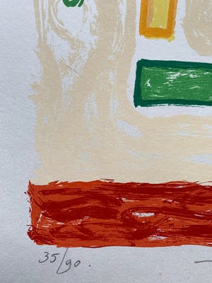 Keimpe Kootstra - Kleurenzeefdruk | 'Het gesprek van de dag III' - 1999 kopen? Bied vanaf 45!