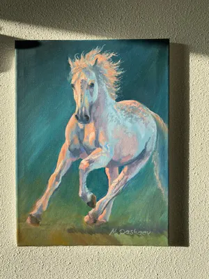 Niet of onleesbaar gesigneerd - paard in galop kopen? Bied vanaf 1!