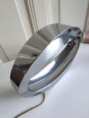 AcheterPhilips - Berio oval Design van Philips Massive Tafellamp in RVS aluminium? Enchérissez de 100!
