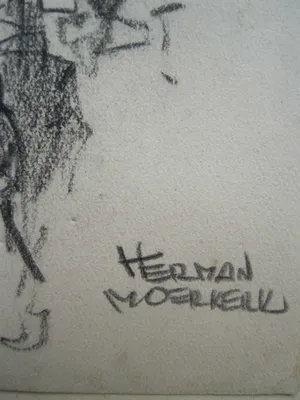 Herman Moerkerk - "Op het plein" en "Aan de Wandel" kopen? Bied vanaf 25!