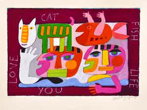 Wouter Stips - Love Cat Fish Life You verkocht voor € 50!