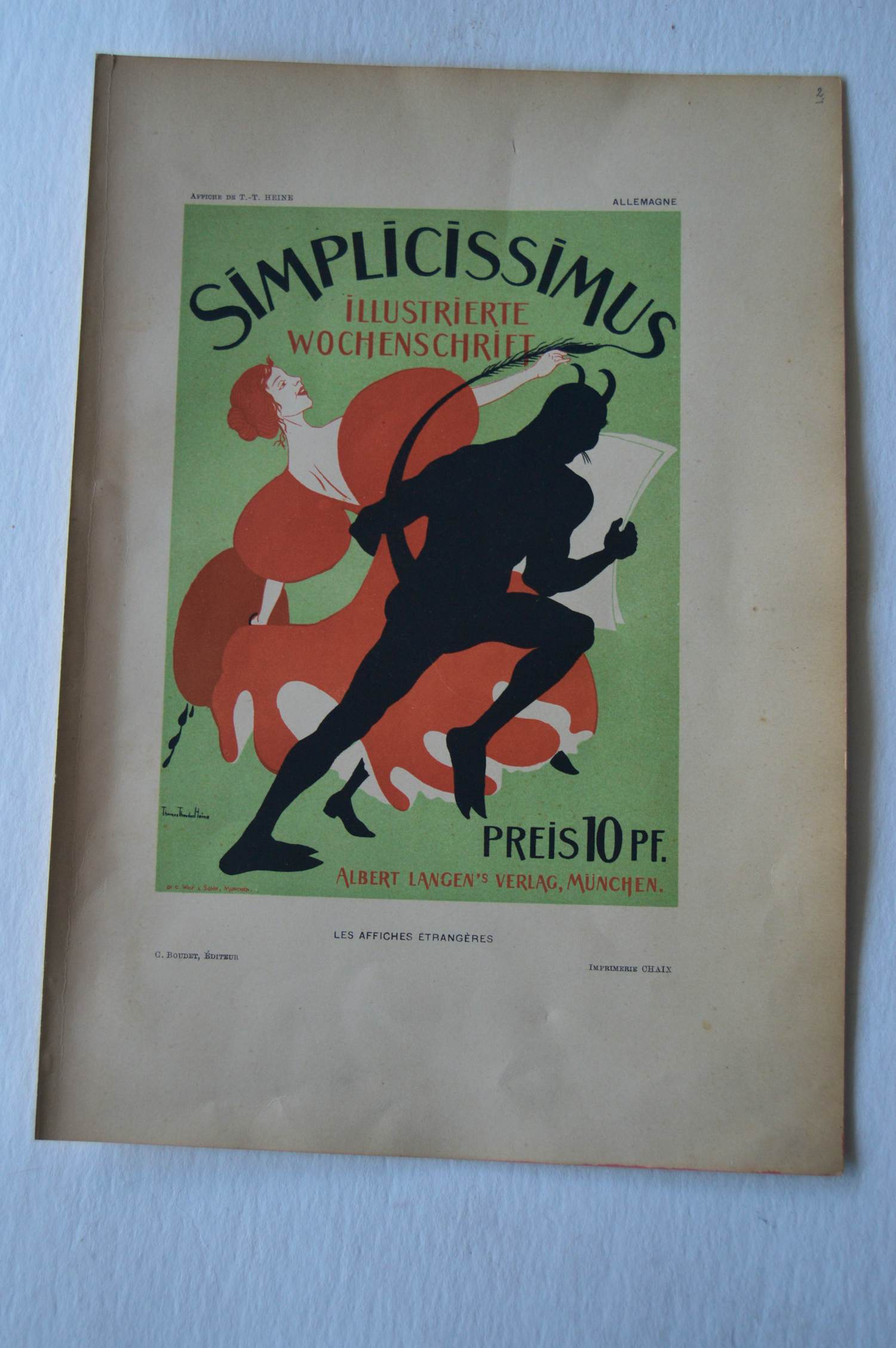 Thomas Theodor Heine - 'simplicissimus' kopen? Bied vanaf 50!