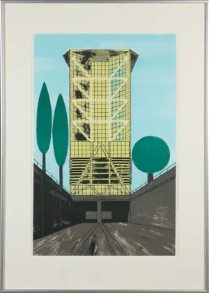 AcheterKo Aarts - Zeefdruk, Toren - Ingelijst? Enchérissez de 1!