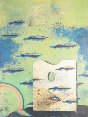 Ardy Struwer - Litho, Zonder titel - Ingelijst kopen? Bied vanaf 35!