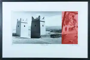 Francois Berthier - Foto, Portes du désert - Ingelijst verkocht voor € 35!