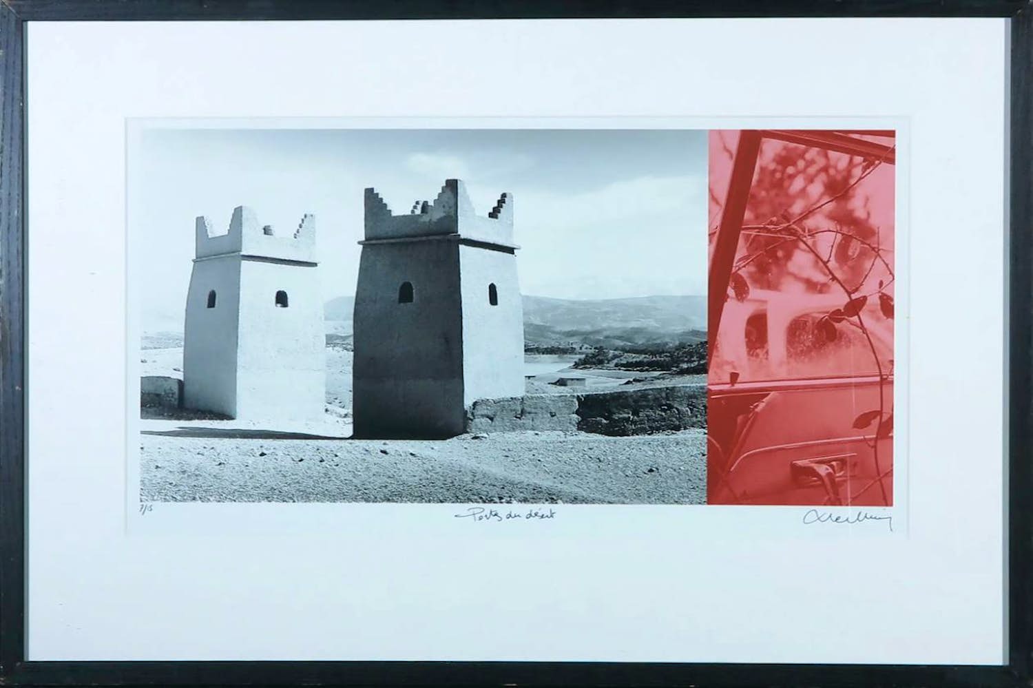 Francois Berthier - Foto, Portes du désert - Ingelijst kopen? Bied vanaf 35!