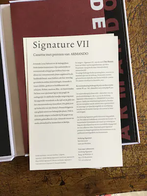 Armando - Der Baum, Signature VII, cassette met zes litho's kopen? Bied vanaf 400!