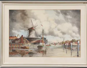 AcheterHermanus Koekkoek (jr.) - Schitterend aquarel gesigneerd L van Staaten.? Enchérissez de 200!