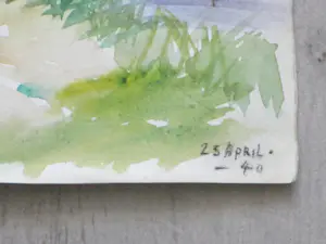 Han Krug - Landschappen bij een beek - Aquarel kaufen? Bieten Sie von 50!