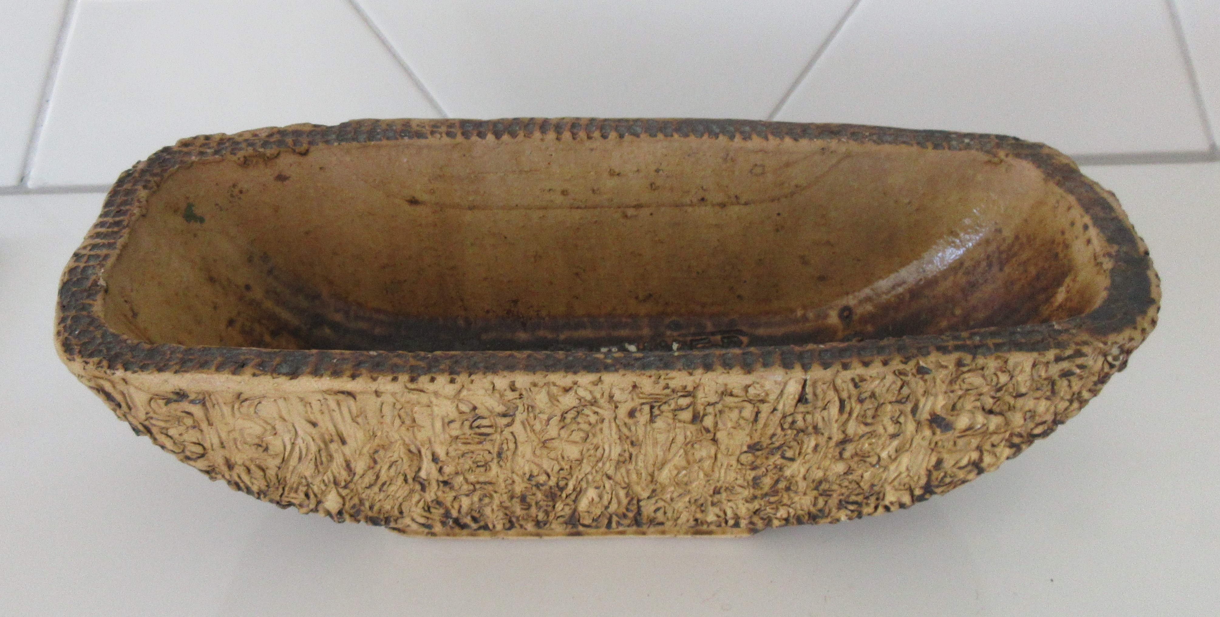 Niet of onleesbaar gesigneerd - AGU Reuver vintage Berkenbast cactus jardiniere kopen? Bied vanaf 1!