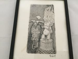 Niet of onleesbaar gesigneerd - Trol met Juliana kopen? Bied vanaf 10!