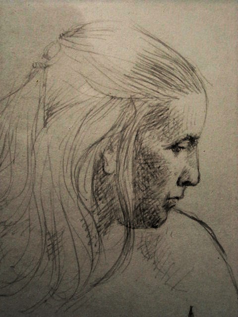 Theo Daamen - Fraai klassiek getekend vrouwelijk naakt van Theo Daamen - in nette lijst kopen? Bied vanaf 1!