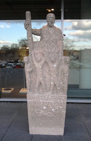 Niel Steenbergen - Bronzen beeld De Marskramer, oorspronkelijk ontwerp 1965 kopen? Bied vanaf 450!