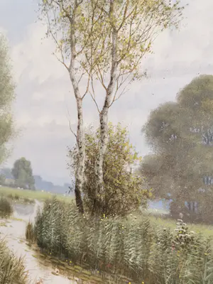 Johanna Dorothea Alberts - Berkenbomen aan de slootkant kopen? Bied vanaf 100!