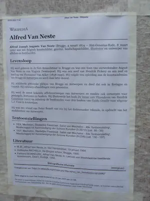 Alfred van Neste - Landschap met boten. kopen? Bied vanaf 35!