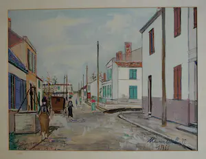 Maurice Utrillo - Kunst-Schoolplaat uit 1975 , Avallon - Stichting Beeldende Vorming Utrecht kopen? Bied vanaf 35!
