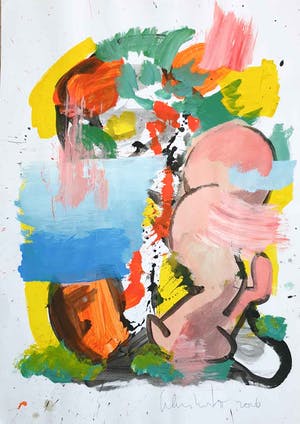 Peter Klashorst - Abstract kopen? Bied vanaf 75!