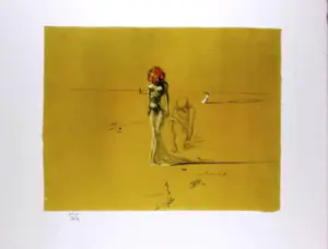 Salvador Dali - Woman with flower head kopen? Bied vanaf 195!
