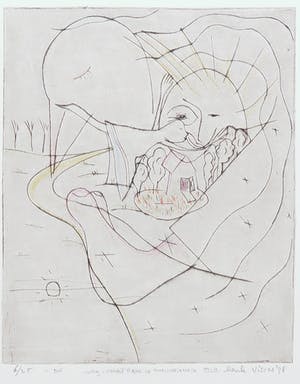 Henk Visch - Handgekleurde ets, Voortgang in doorzichtigheid nr. 4 kopen? Bied vanaf 40!