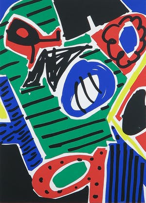 Yolande Brouwers - Zeefdruk, Anoq - Ingelijst kopen? Bied vanaf 1!