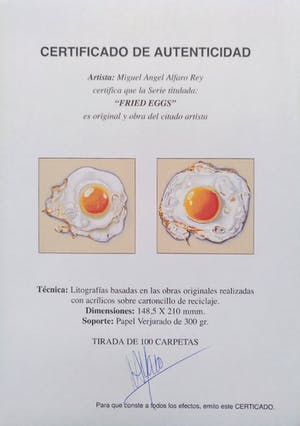 Niet of onleesbaar gesigneerd - "Fried Eggs" (diptych) kopen? Bied vanaf 1!