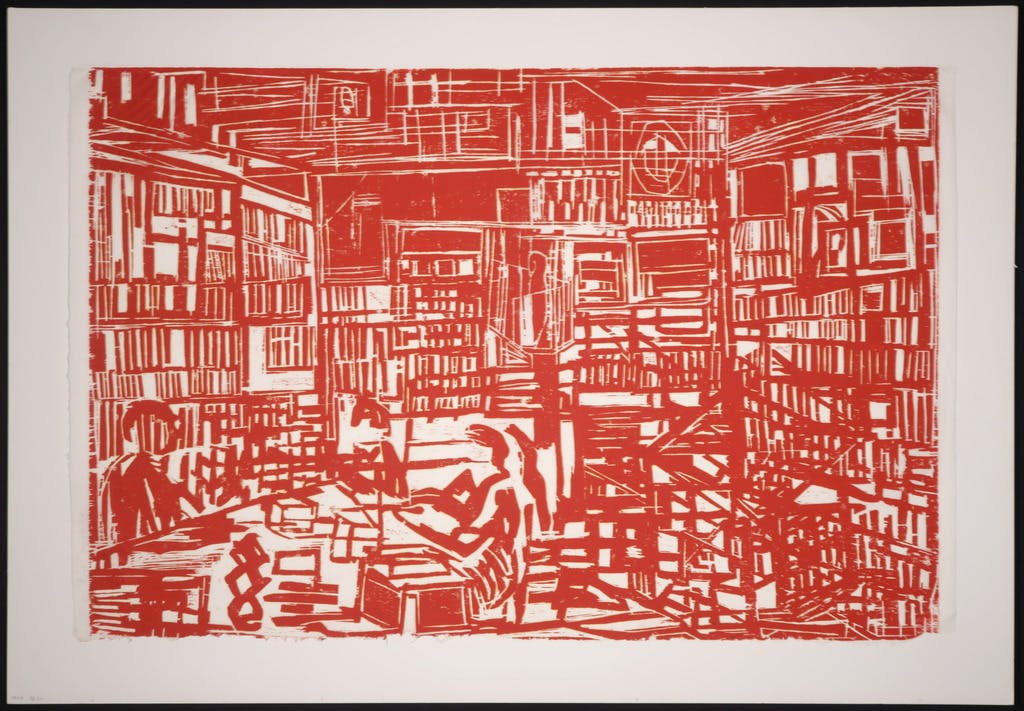 Jan de Bie - Jan de Bie: Houtsnede, Shakespeare and Co III kopen? Bied vanaf 40!