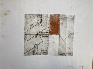 Anton Heyboer - 'Drieeenheid met verstand', ets uit 1968 kopen? Bied vanaf 250!