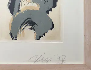 Jac Gijzen - handgesigneerde zeefdruk | 'Negenluik abstract' | 1997 kopen? Bied vanaf 10!