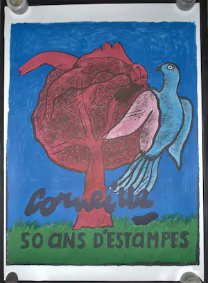 Corneille - grote lithografie - 50 ans d'estampes kopen? Bied vanaf 75!