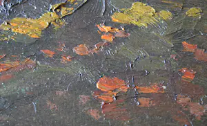 Jan Kruysen - Landschap, ingelijst in antieke lijst. kopen? Bied vanaf 200!