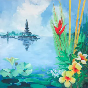 Buy Jan van Delft - Acryl op doek, Bratanmeer II (zeer groot)? Bid from 200!