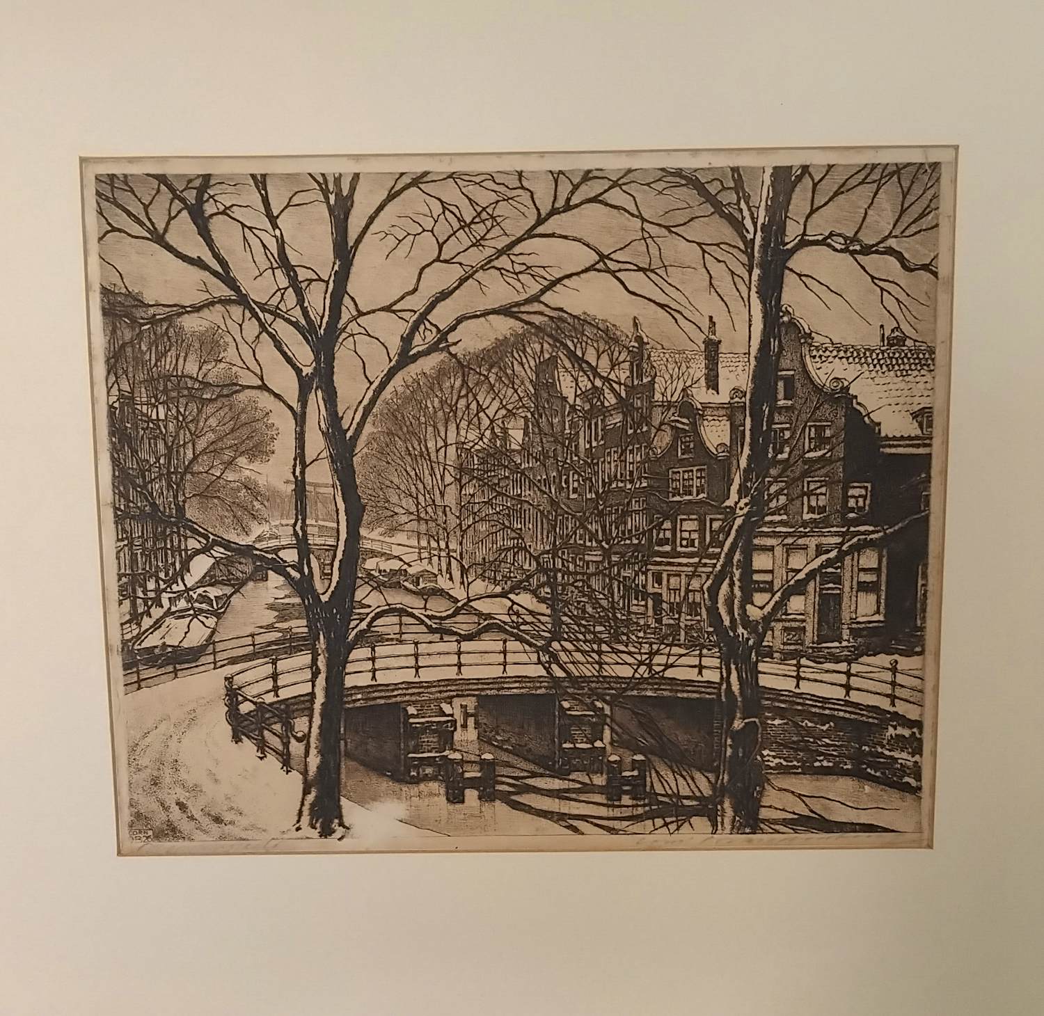 Cornelis Brandenburg - Brouwersgracht in de winter kopen? Bied vanaf 60!