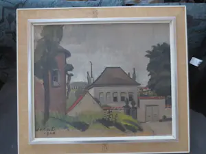 Anne-Pierre De Kat - Dorpsgezicht Belgie 1930 kopen? Bied vanaf 400!