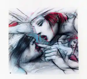 Enki Bilal - "Léché à l'aveugle" High-end collector's item heavy textured art paper. kaufen? Bieten Sie von 40!