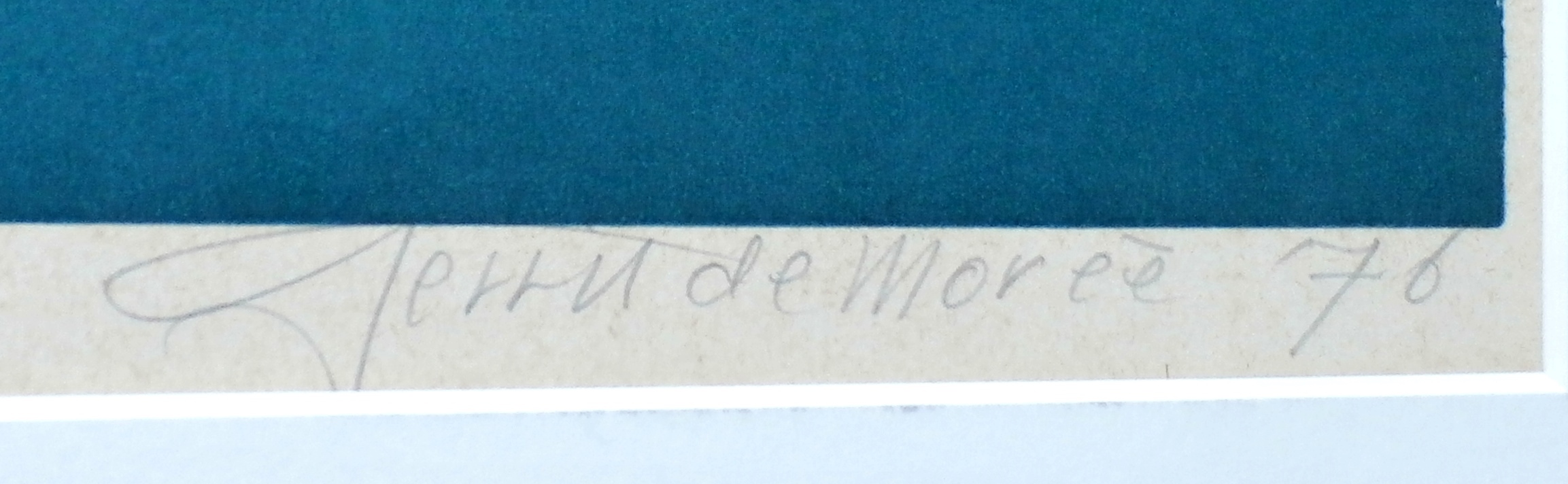 Gerrit de Moree - Litho: Veraf en dichtbij - 1976 kopen? Bied vanaf 45!