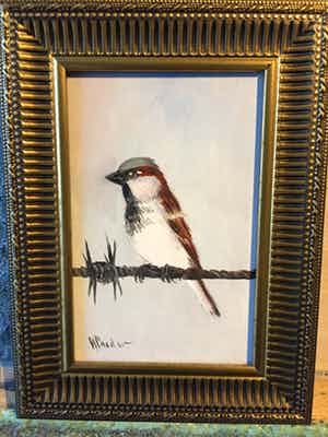 Henk Poeder - Mus op prikkeldraad verkocht voor € 51!